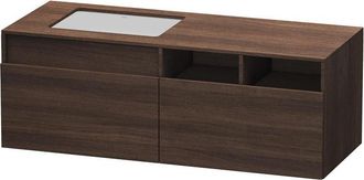 Duravit Duravit Durastyle, Mueble Bajo Pared 6885, 2 Cajones, Lavabo A La Izquierda, Para Empotrar El Lavabo Desde Abajo, 1400mm, Color (frente/cuerpo): Casta