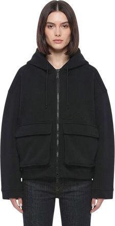 Dsquared2 Black Solid Hood Sweatshirt