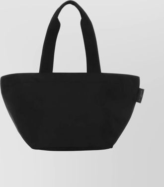 Herve Chapelier nylon textile tote bag with two handles