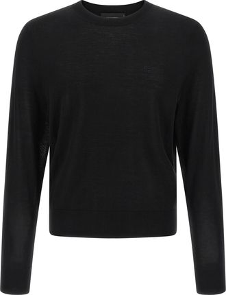 Dsquared2 Black Wool Mens Cardigan