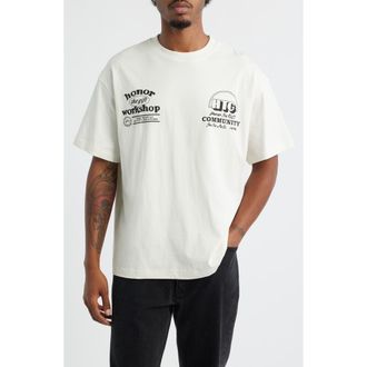 Honor The Gift Workshop Graphic T-Shirt in Bone at Nordstrom Rack, Size Medium