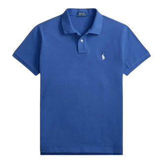 Polo Ralph Lauren Polo Shirts, male, Blue, Size: S Liconica polo in piqu&eacute;