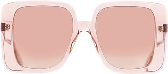 Gucci Brown Mirror Square Ladies Sunglasses GG1314S 005 55