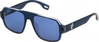 Fila Womens SFI529 54 0J62 Sunglasses - Blue - One Size