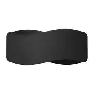 Wonderlamp Aplique de pared de acero negro g9
