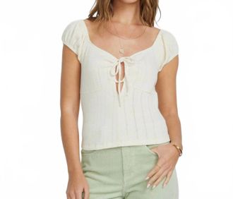 Billabong Everythings Rosy Top In Whitecap