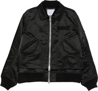 sacai Long-sleeve Zip-fastening Jacket