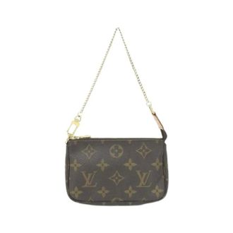 Louis Vuitton Pre-owned Mini Bags, female, Brown, Size: ONE SIZE Pre-owned Monogram Accessories Pouch