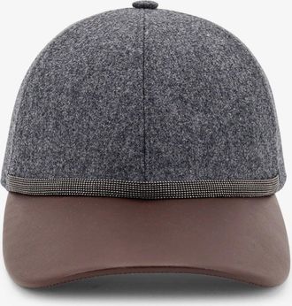 Brunello Cucinelli Cappello in lana con dettaglio Monile - BRUNELLO CUCINELLI - gender_Woman