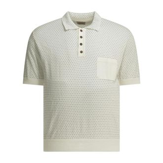 Rakk&igrave; Polo de punto texturizado - Tops - Hombre - Blanco - XL