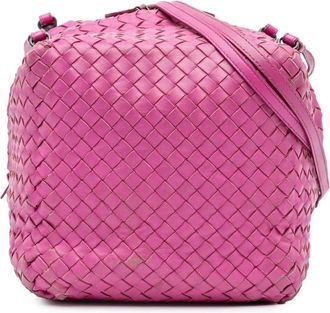 Bottega Veneta Pre-owned Nappa Intrecciato Cube Crossbody - - Pre-owned - Donna - Rosa - ONE SIZE
