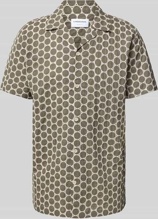 Lindbergh Lindbergh Relaxed Fit Freizeithemd mit Lochstickerei in Mittelbraun, Gr&ouml;&szlig;e XXXL