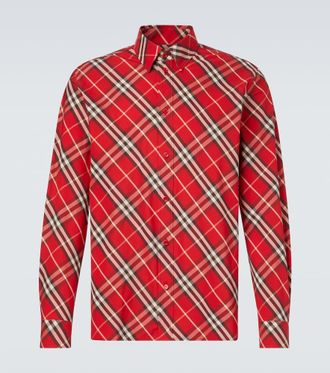 Burberry Checked cotton shirt