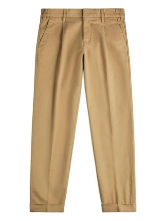 Fay Plooibroek met elastische taille - Beige