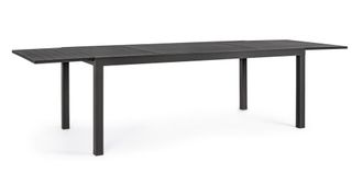 BIZZOTTO Mesa de lamas de aluminio 200-300X100 Antracita