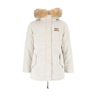 MC2 Saint Barth Parka con pelliccia sintetica - - Jackets - Uomo - Multicolore - S