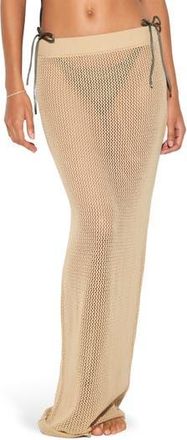 Spiritual Gangster Carmen Crochet Maxi Skirt in Palo Santo at Nordstrom Rack, Size Large