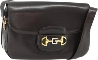 Gucci Pre-owned Shoulder Bags, female, Brown, Size: ONE SIZE Pre-owned Vintage Shoulder Bag