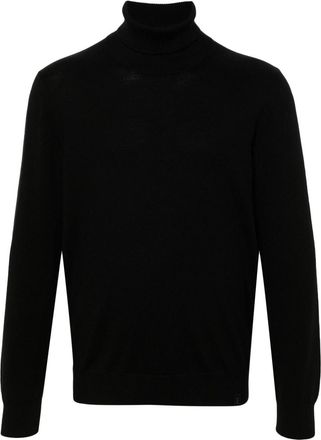 Fay wool turtleneck sweater - men - Virgin Wool - 56 - Black
