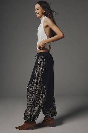 Farm Rio x Anthropologie Pull-On Printed Balloon Pants