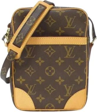 Louis Vuitton Pre-owned Cross Body Bags, female, Brown, Size: ONE SIZE Pre-owned Vintage Canvas Cross Body Bag