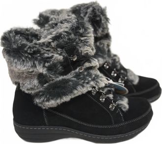 Aetrex Womens Fiona Winter Boots In Black