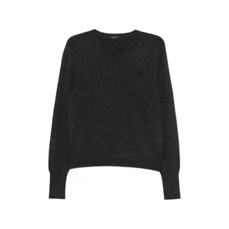 Gucci V-neck Logo-embroidered Sweater