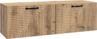 vidaXL Mueble Para Tv De Pared 98 X 31 X 30 Cm Roble Artisan Vidaxl