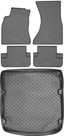 OEM Juego De Alfombrillas De Goma Para Coche Y Maletero Para Audi A5 I 8t Sportback (2007-2016)