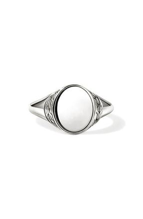 John Hardy Icon 50 Signet Ring in Silver at Nordstrom, Size 7