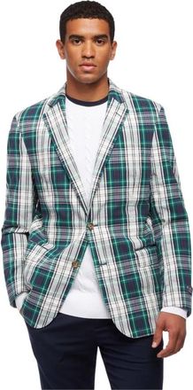 Brooks Brothers Regent Classic-Fit Madras Sport Coat - Heren - Blazers - Veelkleurig - L - Jassen
