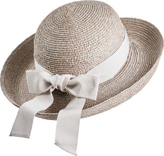 Helen Kaminski Newport Raffia Straw Hat in Eclipse Melange/moonlight at Nordstrom Rack, Size Medium