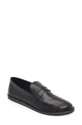 The Row Cary Penny Loafer in Black at Nordstrom, Size 7.5Us