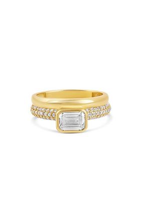 SHYMI Set of 2 Stacking Rings in Gold at Nordstrom, Size 8