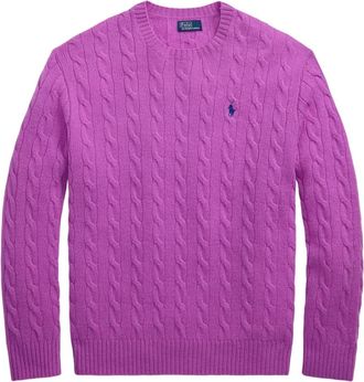 Ralph Lauren Pullover - Dames - Ronde hals truien - Paars - XS - Truien & Vesten