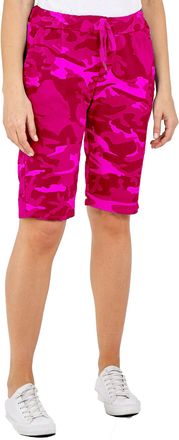 Crazy Girls Womens Magic Shorts, Camo Hot Pink, XXL (UK 20-22)