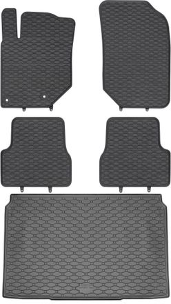OEM Peugeot 208 Ii Hatchback Desde Junio De 2020. Juego De Alfombrillas De Goma Para Coche Y Alfombrilla Para Maletero