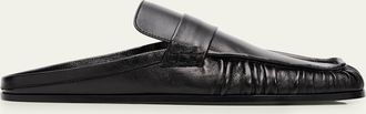 Jil Sander Sabot Leather Loafer Mules