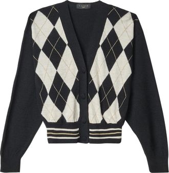 Gaëlle Paris Truien & Vesten, Dames, Zwart, S, Zwarte V-Hals Kort Vest