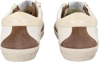 Golden Goose White Vintage-Inspired Leather Sneakers
