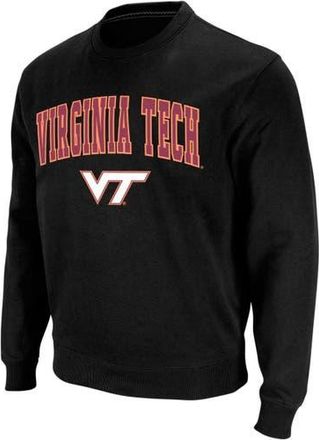Colosseum Mens Colosseum Black Virginia Tech Hokies Arch & Logo Crew Neck Sweatshirt at Nordstrom, Size Small