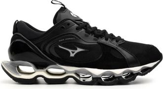 Mizuno Low-Top Sneakers - Heren - Sneakers - Zwart - 38 1/2 EU - Leer - Schoenen
