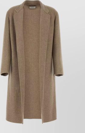 The Row cashmere blend fedra coat with drop shoulders