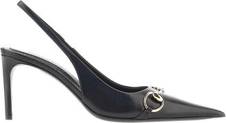 Gucci Donna leather slingback pumps Woman 37+