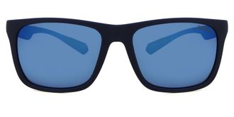 Polaroid PLD 2141/S Polarized VGL/5X Mens Sunglasses Blue Size 57