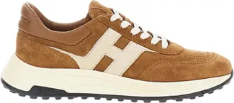 Hogan Brown Suede Leather Hyperlight Sneakers