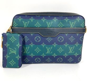 Louis Vuitton Blue Green Clutch Bag (Pre-Owned)