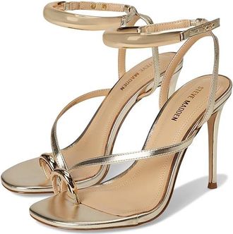 Steve Madden Tia High Womens Heels Champagne : 5.5 M, Leather