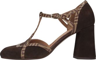 Chie Mihara Schoenen, Dames, Bruin, 37 EU, Leer, Odessy T-strap Pomp