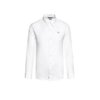 La Martina Camicia Oxford Slim Fit - - Shirts - Uomo - Bianco - L